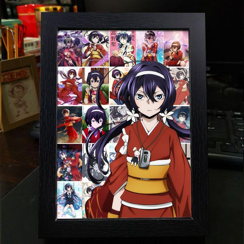 Рамка для фото в стиле аниме Bungo Stray Dogs: Дазай Осаму, Рюносуке Акутагава, Накахара Чуя - готовый стенд для фотоколлажа в подарок