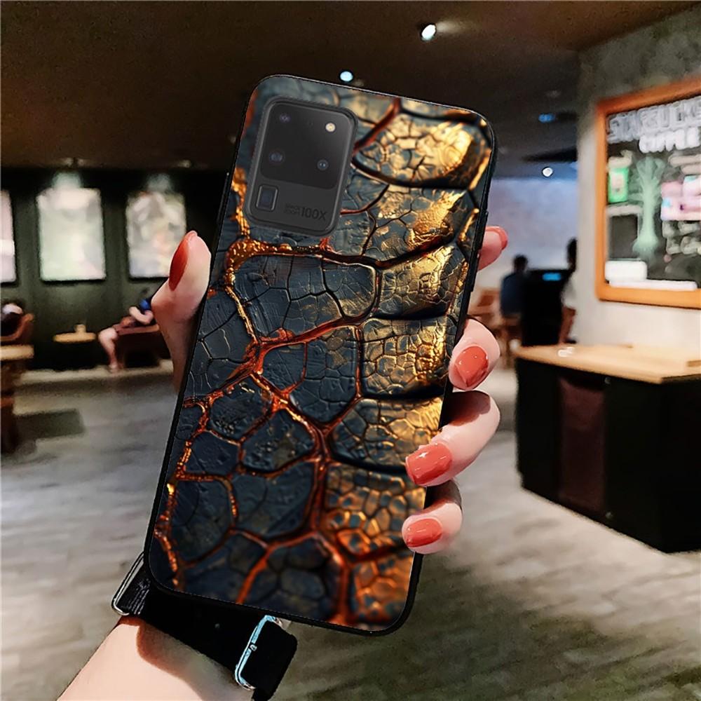 Чехол для телефона под змеиную кожу для Samsung S 9 10 20 21 22 23 30 23 24 plus lite Ultra FE S10lite Fundas