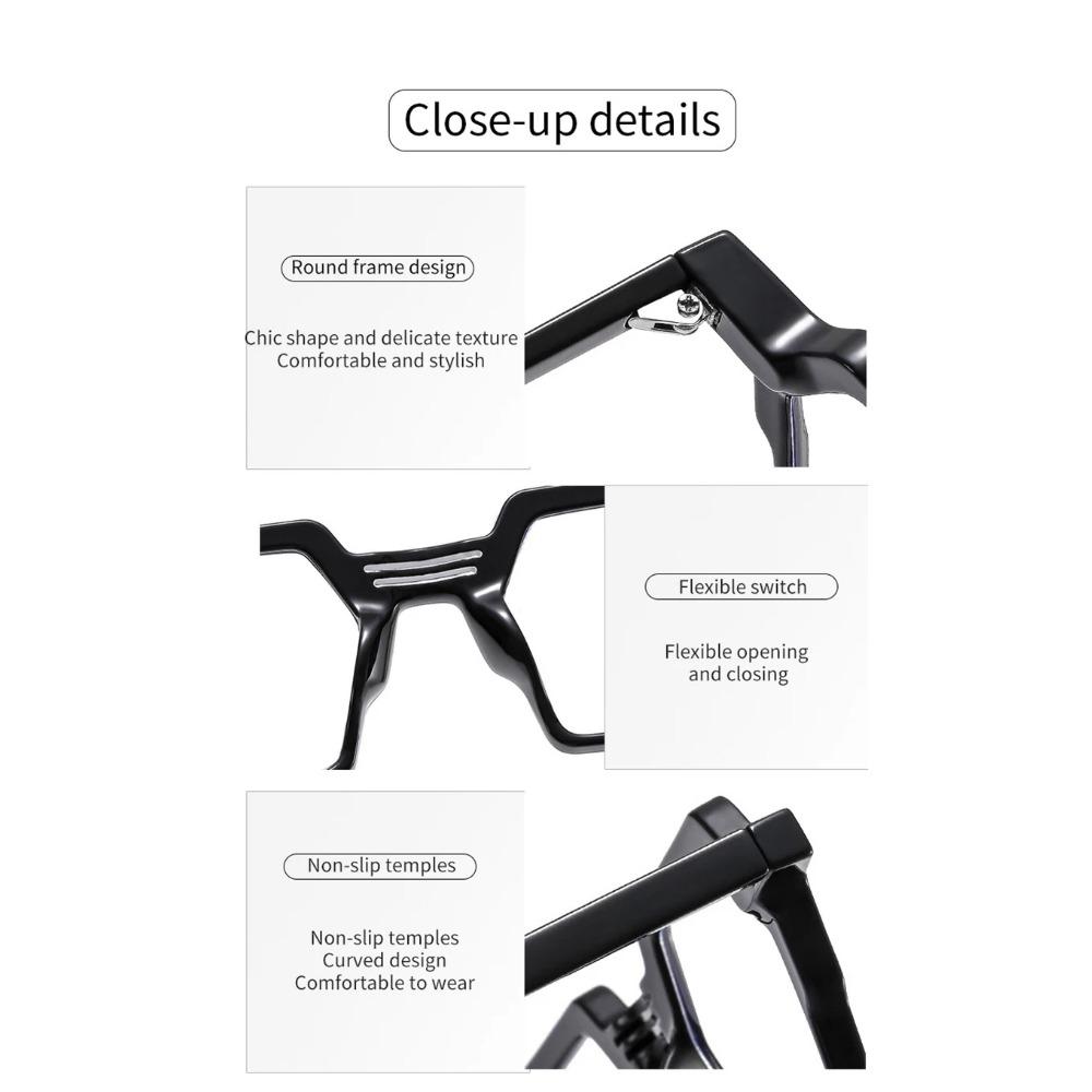 Fashion Vintage Anti Blue Light Optical Glasses Frames Women For Men Luxury Brand Designer Trend Myopia Eyeglasses Frame