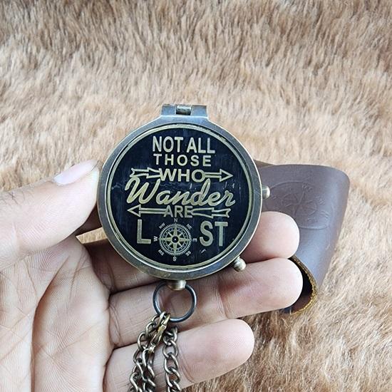 5.08 Cm Brass Compass Gifts For Men Brass Compass Birthday Gift Christmas Gifts For Him Engraved Not All Those Who