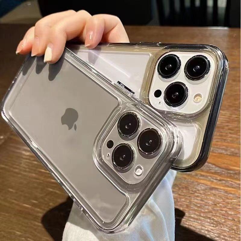 Прозрачный чехол для телефона Apple iPhone 16 Promax - прозрачный мягкий силиконовый противоударный чехол для iPhone 16/16pro/16plus/16promax/15/14/13/12/11/Xr/Xs
