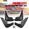 Для Ford Fiesta Mk7 хэтчбек седан 2009-2017 Брызговики 2010 2011 2012 2013 2014 2015 2016 4 формованных брызговика Брызговики