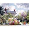 Diamond Painting Country Cottage Garden House Scenery Embroidery Cross Stitch Adornment Home Decor