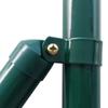 VidaXL Garden Border Fence Set Euro 25 X 1.7 M Steel Green 142380