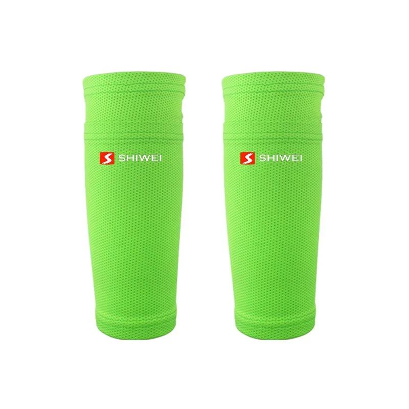 Soccer Shin Guard Pad Sports Knee Pads Calf Sleeve Sock Leg Support Anti-Sprain Football Compression Shin Pads for Adult Kids 1