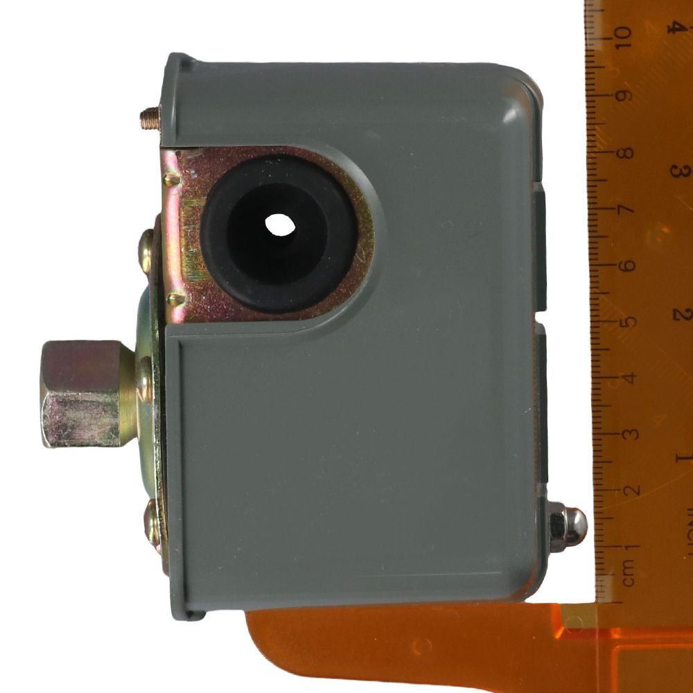 1/4NPT Реле давления водяного насоса 110В-230В 20-100 фунтов на кв. дюйм Контроллер давления Регулируемый Двойной пружинный шток Детали водяного насоса