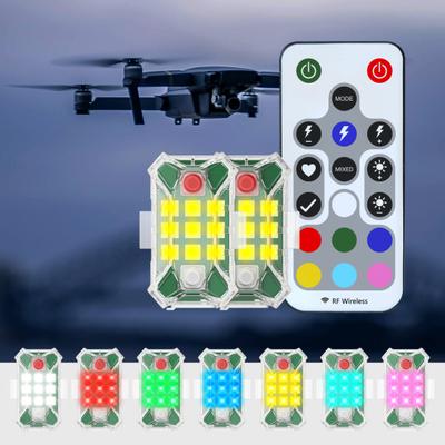 Беспроводные светодиодные стробоскопы с пультом дистанционного управления Водонепроницаемые Перезаряжаемые 500 мАч Высокая яркость Мигающие Автомобильные Ночные Предупреждающие Огни для Автомобиля