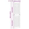 Cabinet Door with Door 2 pcs Natural 140.5 x 2.1 x 39.5 cm