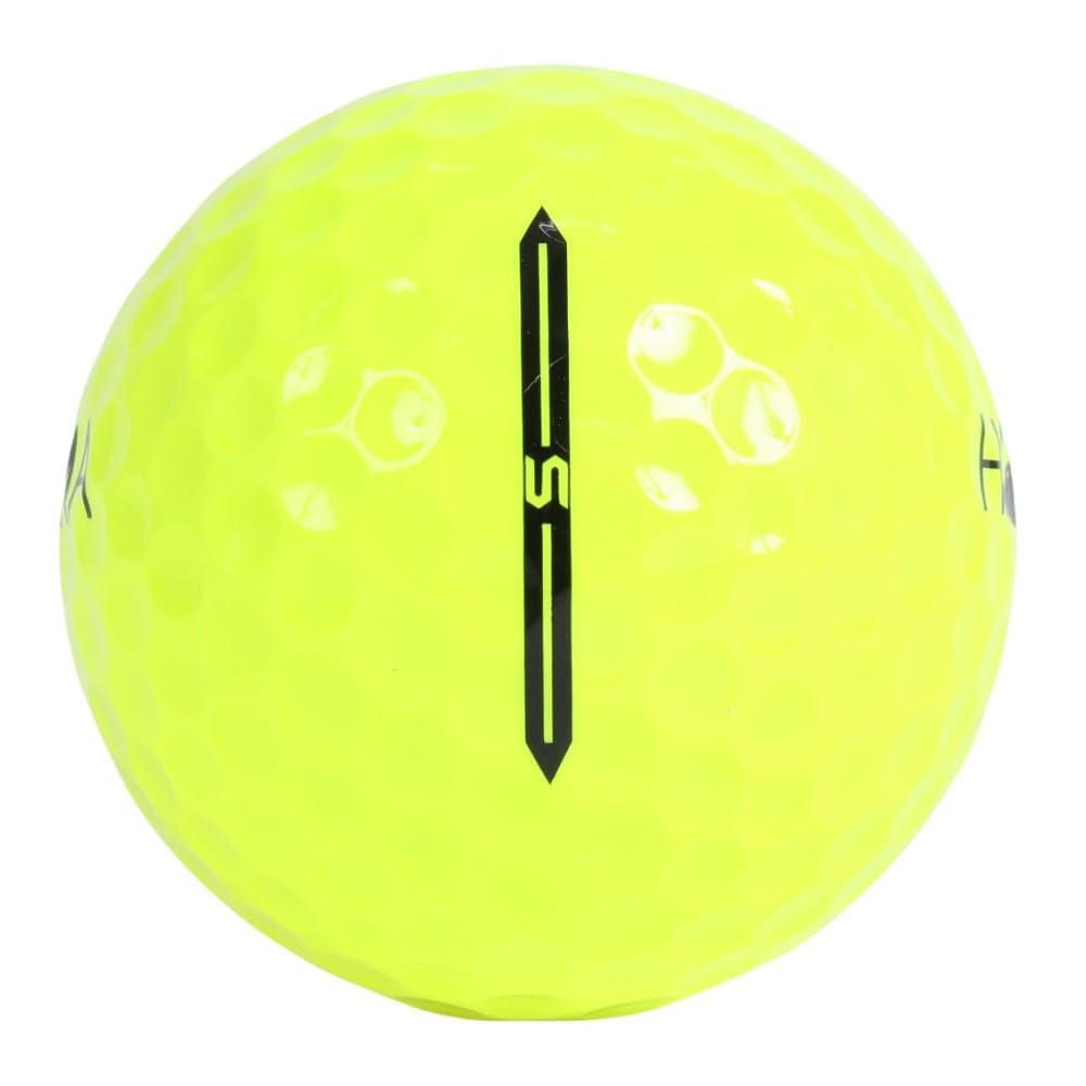 Мяч для гольфа Honma 2024 года, модель 1 дюжина, 12 мячей, белый, желтый, 3 предмета, Tour Spin Distance, мягкий мяч для гольфа TOUR WORLD BT2402 Honma TW-X TW-S HONMA_TW-S_Yellow