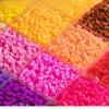 Набор бусин Perler на 24/48/72/96 цветов, полный набор для рукоделия DIY с платформами, пинцетом, бумагой для глажки для плавления бусин
