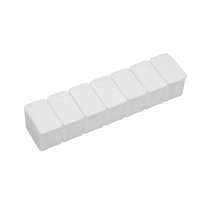 3 шт. Еженедельный органайзер для таблеток Портативный 7-дневный контейнер для таблеток и лекарств Отделения Добавки для витаминов Рыбий жир