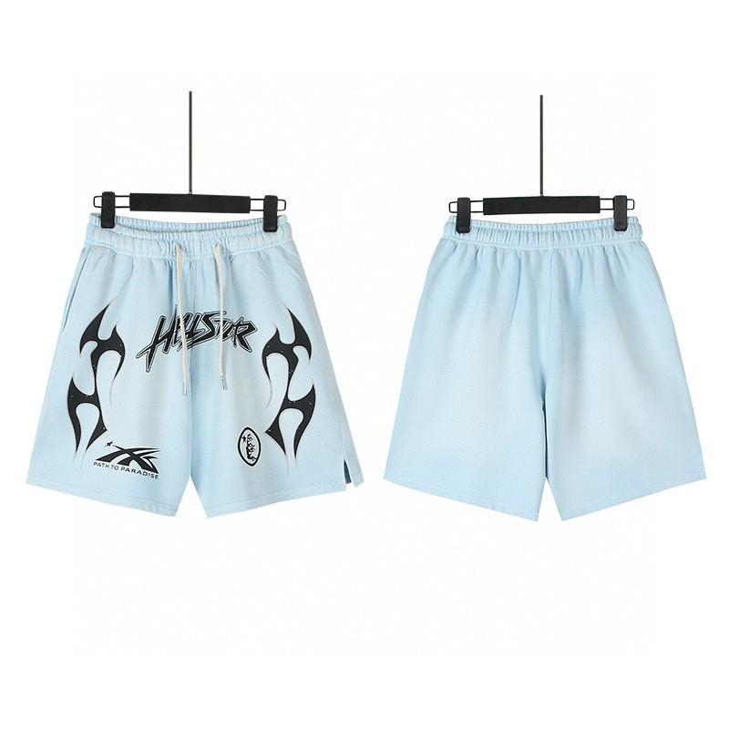Mens Streetwear Washed Vintage Cotton Shorts Straight Cut Casual Beach Short Pants 2026