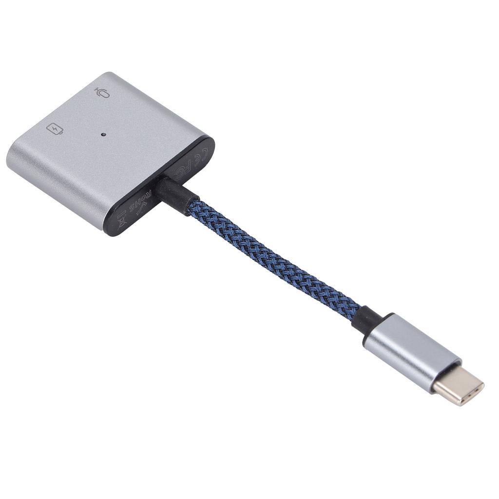 Адаптер 2 в 1 Type C на Type C Type C на с USB C PD 60 Вт Быстрая зарядка