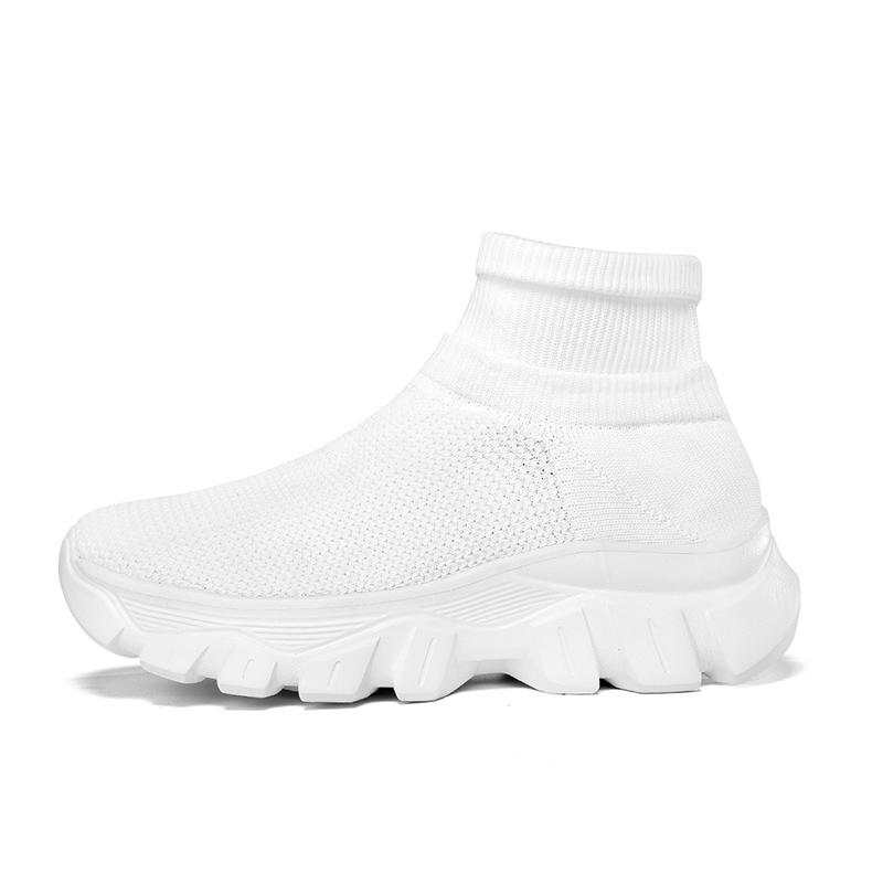 HOHO FAIR Socks Sneakers Women Athletic Shoes Mens Breathable High Top Running Shoes