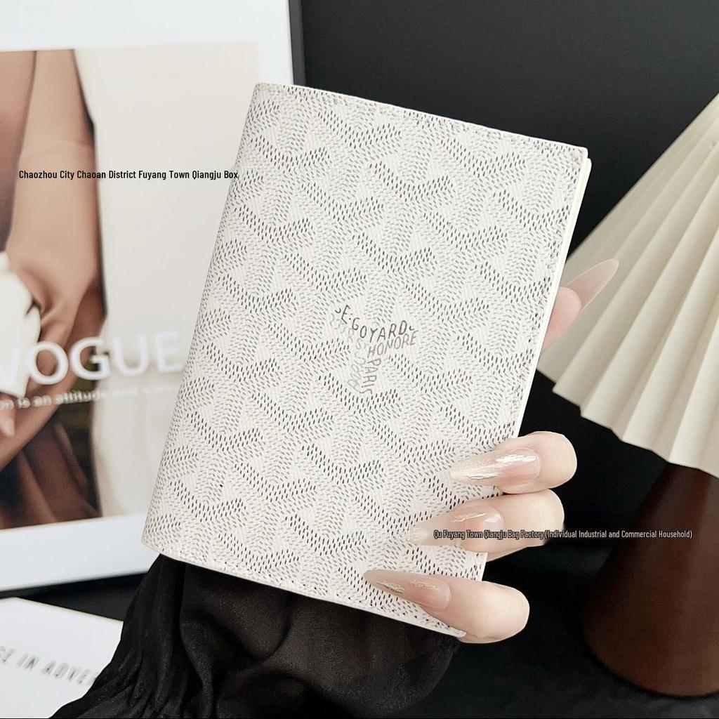 Goya Unisex Passport Holder & Travel Organizer - Protective Dogtooth Cover & Wallet