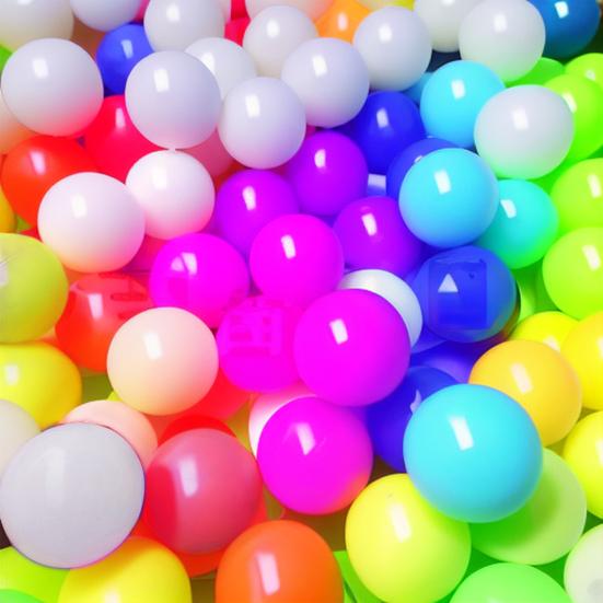 100 шт./компл., утолщенный PE, устойчивый к раздавливанию, без BPA, без фталатов, безопасный, для дома и улицы, для маленьких детей, круглый океанский шар