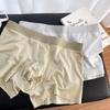 Модальное мужское нижнее белье Mulberry Silk 5A антибактериальный файл дышащие брюки с плоским углом однотонные простые и бесшовные