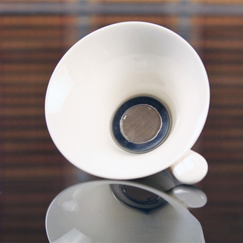 Креативный керамический заварник для чая, ситечко для чая, кухонные принадлежности, чайный набор, фильтр, белый фарфоровый фильтр для чая, утечка чая