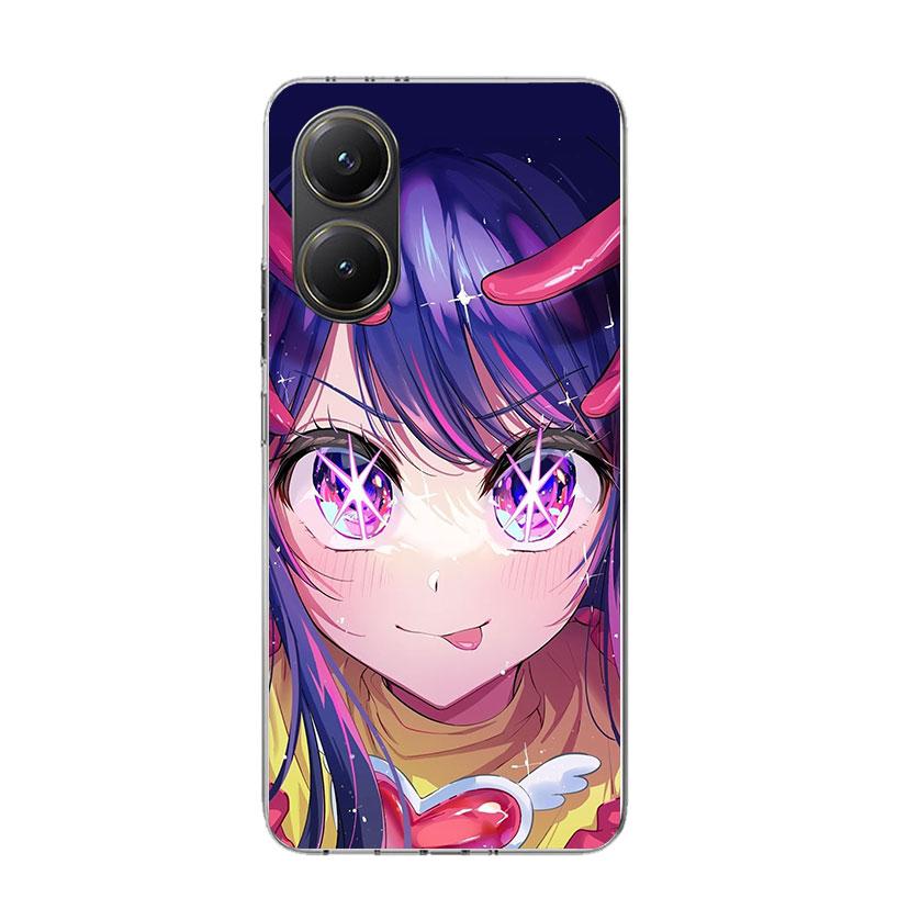 Чехол для телефона Oshi No Ko для Xiaomi Poco X7 X6 X5 Pro F7 Ultra Redmi 15C 15 13 13C 12 12C 10 10A 10C 9 9A 9C 9T Покрытие Poco X7 X6 X5