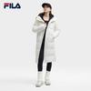 FILA Women's Long Hooded Padded Down Jacket