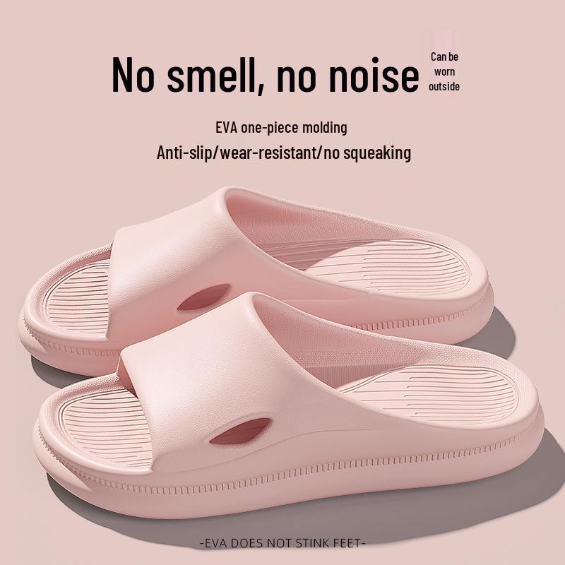 Тапочки Eva с нескользящей толстой подошвой: Летние варианты для мужчин и женщин для использования в помещении и на открытом воздухе, комфорт без запаха
