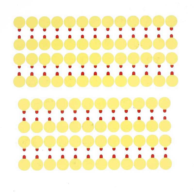 100 шт./набор Высокотемпературные пылезащитные наклейки 5/8/10 мм Защитная инфракрасная точечная матричная лента для камеры телефона