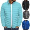 Sky Blue 2025 Autumn Winter Men Down Jacket Cotton Soft High Quality Man Down Jackets Leisure Male Clothes Coat