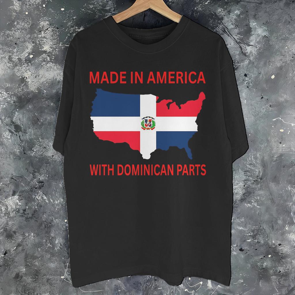 Unisex Women Graphic Print Dominican Republic Tee T Shirt Pure Cotton Tshirts Clothes