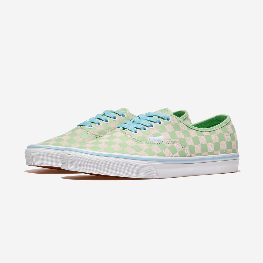 Vans Authentic - шахматный фисташковый зеленый, VN000D6GE2Y, 1010113076, популярная корейская обувь