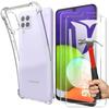 Case - BOOLING - for Samsung Galaxy A22 4G - Reinforced Silicone - 2 Tempered Glasses