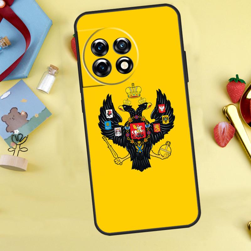 Russian Empire Coat of Arms Case For OnePlus 10 Pro 8 9 11 Ace 8T 9R 10R 10T OnePlus Nord CE 2 3 Lite 2T N10 N20 Cover