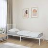 VidaXL Metal Bed Frame with White Headboard 80x200 Cm 350922