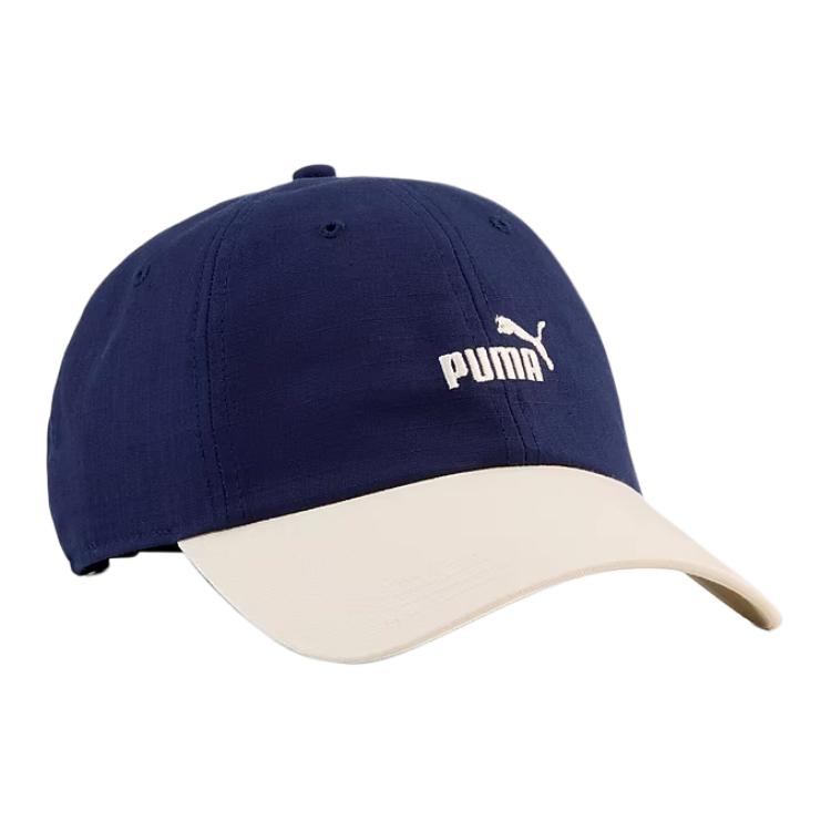 Puma Дизайн логотипа Бейсболка Унисекс кепки Темно-синий Белый 025988-04