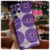 African Style Fabric Print Silicone Case For Samsung Galaxy S23 S22 Ultra S21 S20 FE S8 S9 S10 Plus Note 20 Ultra Cover