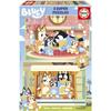Puzzle - EDUCA - Bluey - 2 X 16 Pieces - Multicolored - For Children from 3 Years Old