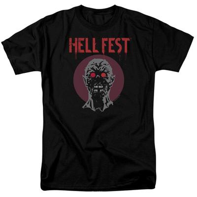 Футболка Hell Fest Логотип Зомби Черная