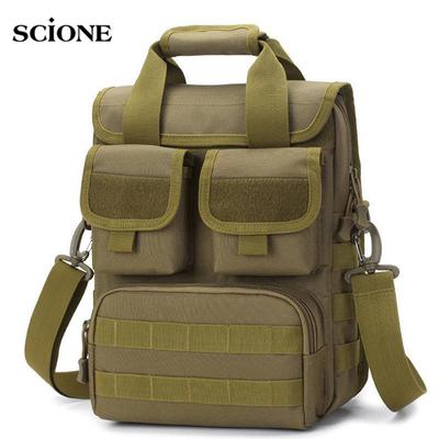 Мужская военная тактическая сумка-мессенджер Molle, водонепроницаемая мужская камуфляжная уличная сумка с одним поясом