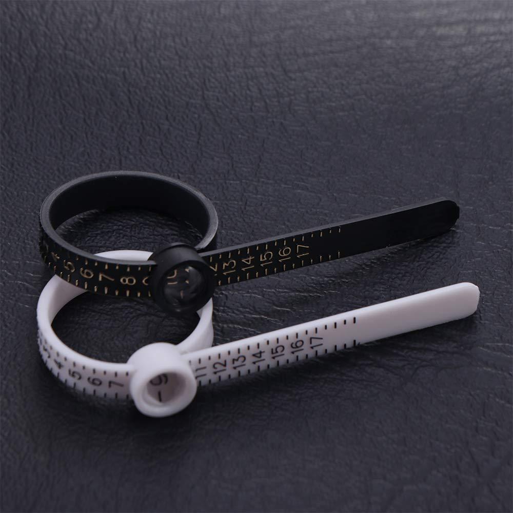 Ruler Finger Size Tester UK/US/EU Size Ring Sizer Finger Gauge Measurement Belt Finger Size Coil