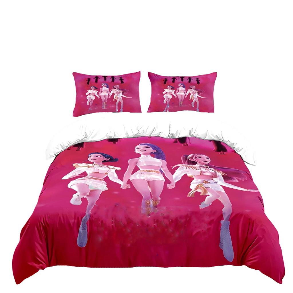 Three Piece Duvet Cover With Digital Printing Kit, Brushed Pillowcase, Duvet Cover