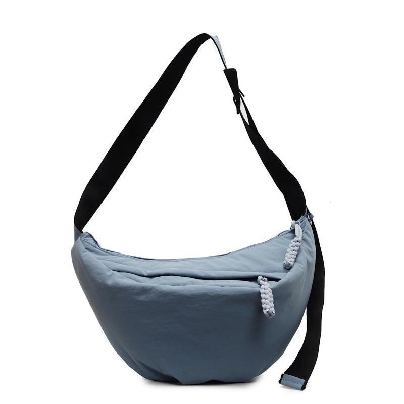 Casual Messenger Bag Fashion Trend Student Personalized Dumpling Bag Large Capacity Fresh Tote Bag Shoulder Bag