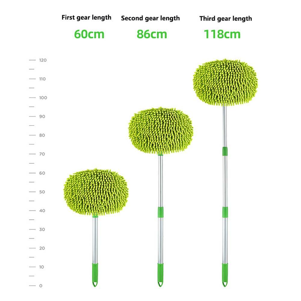 Soft Three section Telescopic Car Cleaning Tool Car brushes Mop Window Wash Tool Car washing mop