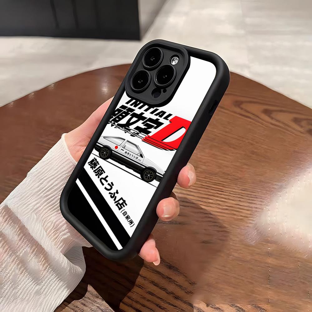 Чехол для телефона I-Initial D AE86 для iPhone 17 Pro Max 15 Pro 16 14 Plus 12 13 Mini 11 Pro, противоударный, мягкий чехол