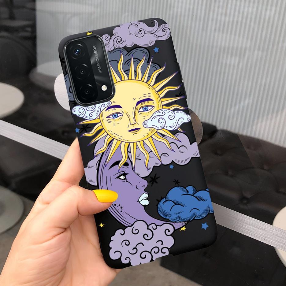 For Oppo A74 4G Case CHP2219 New Fashion Soft Silicone Phone Back Cover For Oppo A74 5G OppoA74 A 74 Cases Fundas Cartoon Bumper