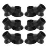 12Pcs Trampoline Noise Dampening Feet Rubber Anti Slip Foot Caps 1 Inch Inner Diameter Stable Leg Pads Floor Protection
