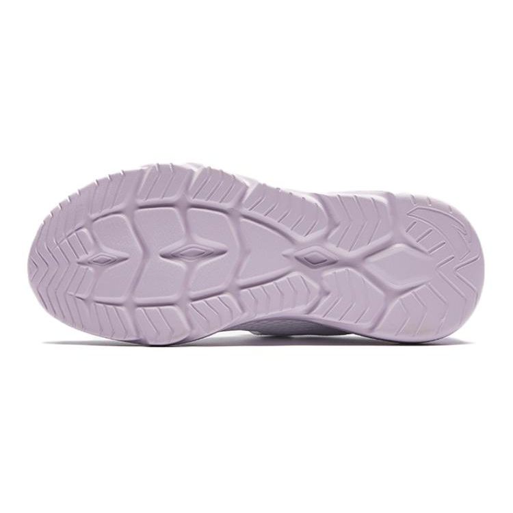 Anta Fashionable Versatile Cute Non-Slip Shock Absorbing Breathable Low-Top Running Shoes Kids Sneakers White Purple A22435567-6