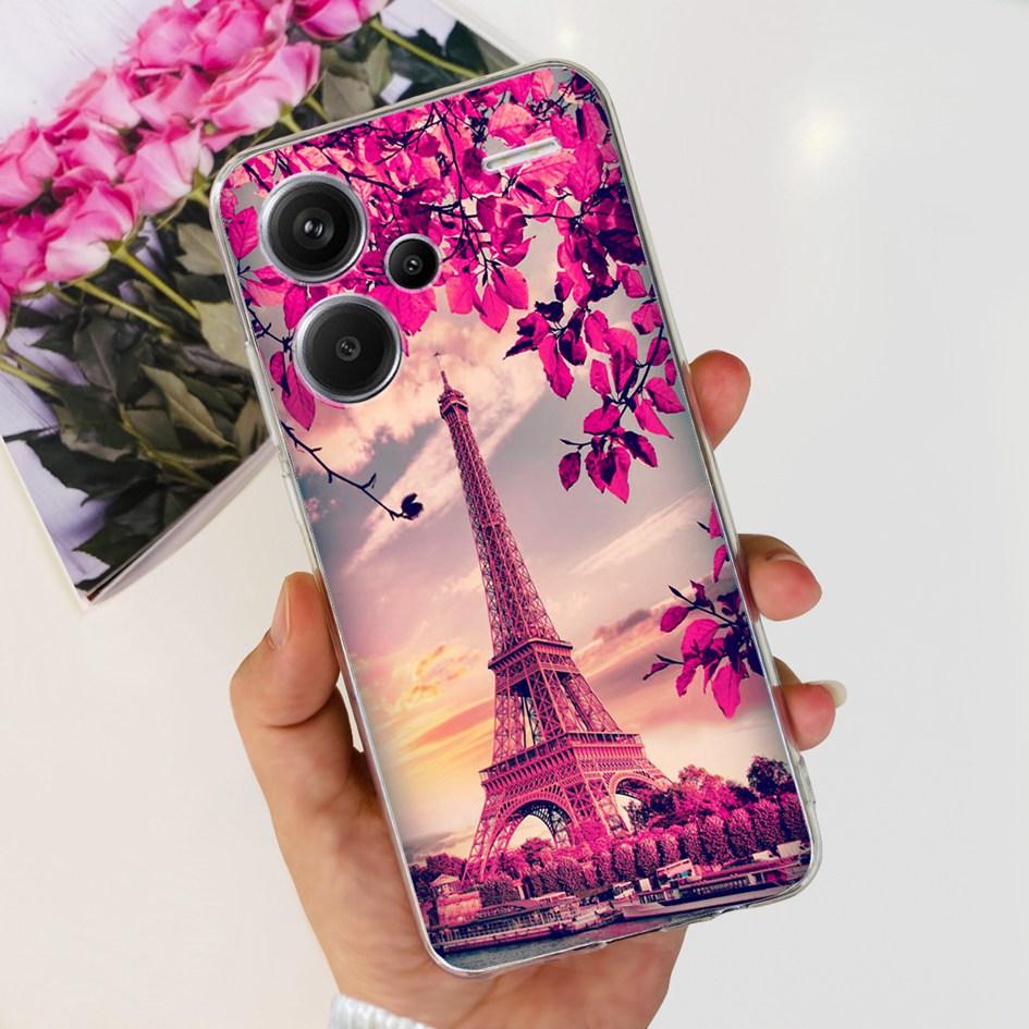 For Xiaomi Redmi Note 13 5G Case Luxury Marble Transparent Phone Cover For Redmi Note 13 Pro Plus Funda on Note 13 Pro 5G Bumper