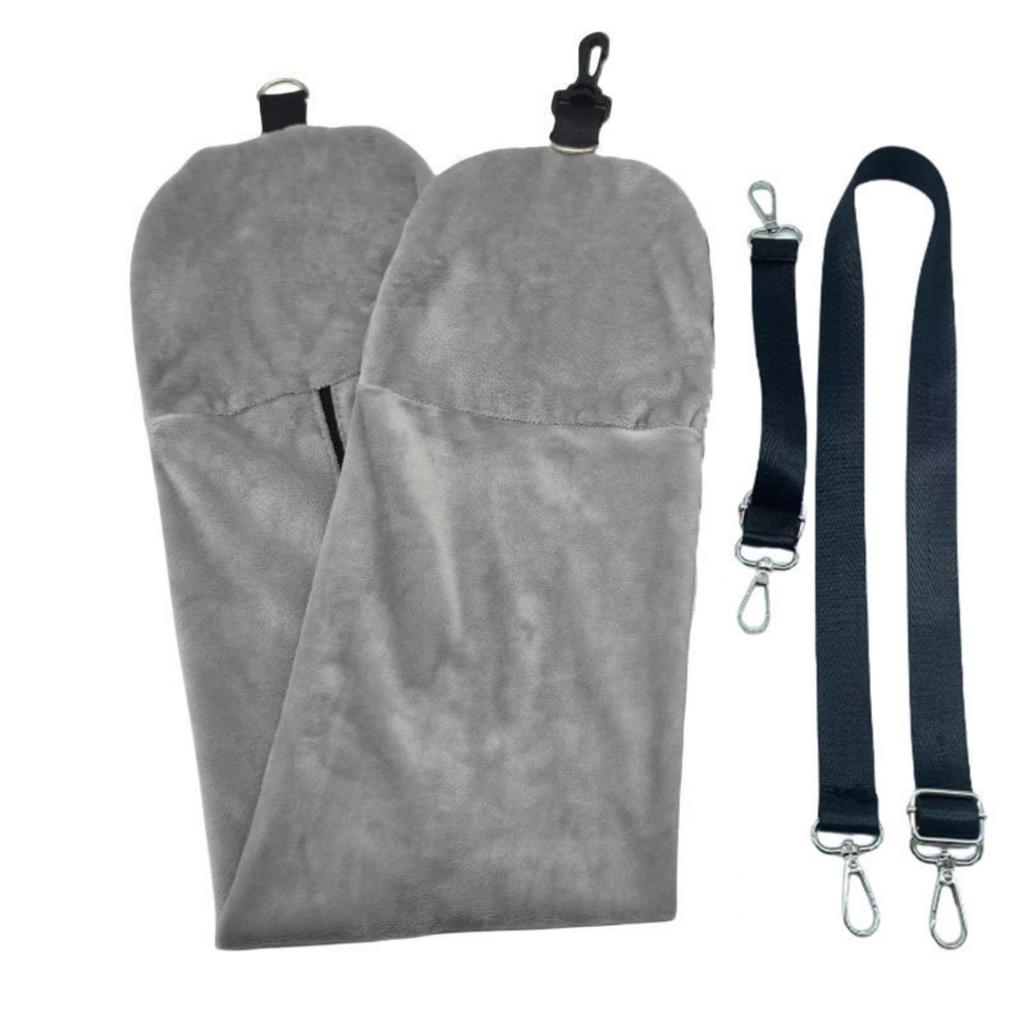 Набивная дорожная подушка для дополнительного багажа. Бархатная дорожная подушка для шеи. Сумка для хранения с регулируемой посадкой. Подушка U-образной формы для путешествий на срок до 3 дней.