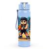 1PC Basketball Boy Sport Character Print 750ml Color Plastic Sports Water Bottle Leakproof Flip Straw Lid Suitable for Sports Office Home Use