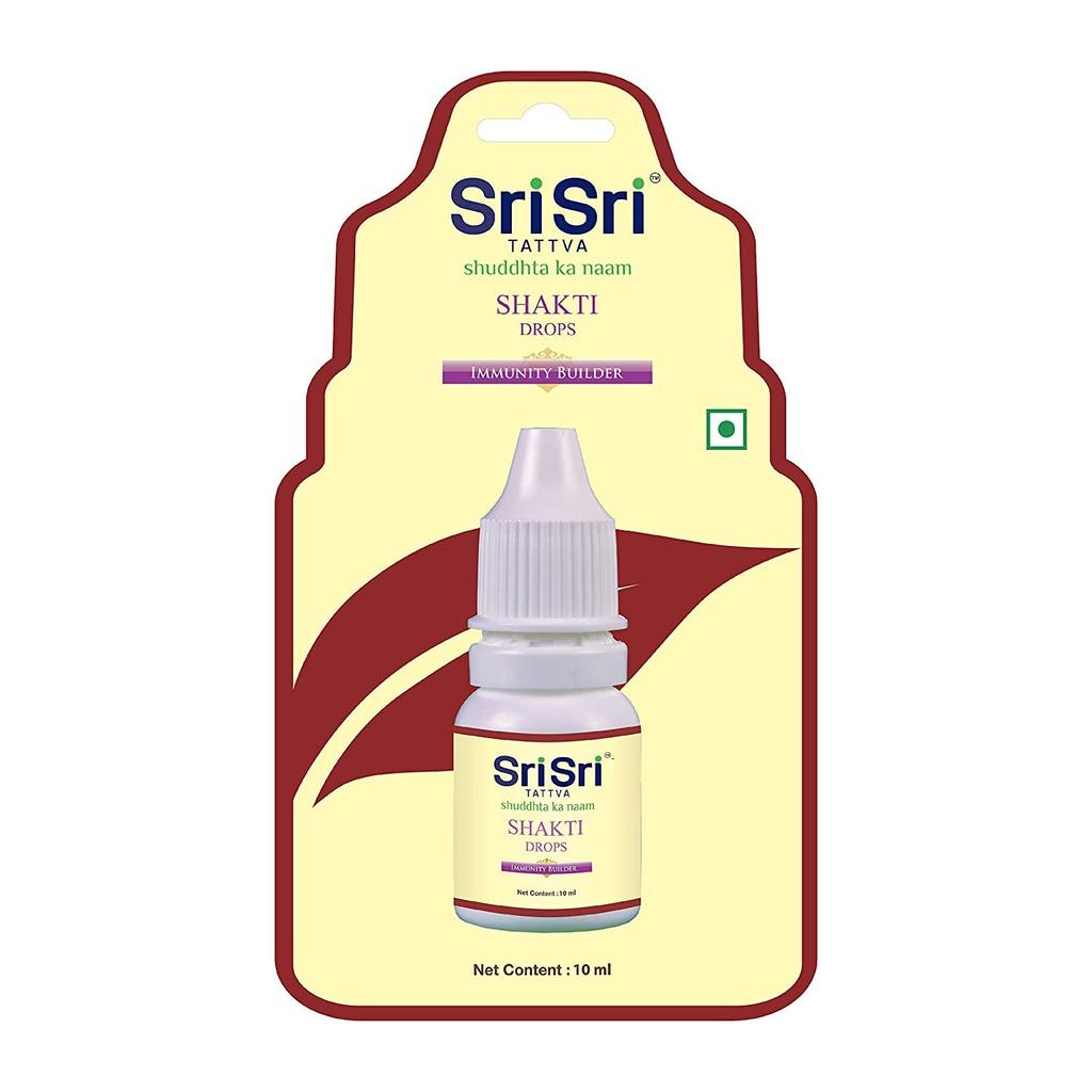 Sri Sri Tattva Shakti Drops 10 Ml Herbal Wellness Liquid For Daily Strength And Balance For Adults Dropper Bottle
