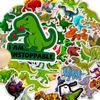 50pcs DIY Mixed Funny Stickers Cartoon Dinosaur Skull for Home Decor Boot On Laptop Car Bicycle Sticker Decal Fridge Skateboard Graffiti Sticker